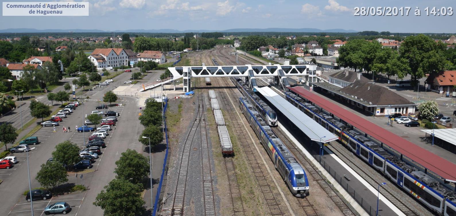 Passerelle Ferroviaire Et Passe quartier Gare De Haguenau Studio NEMO Passerelle Ferroviaire Et Passe quartier Gare De Haguenau Studio NEMO
